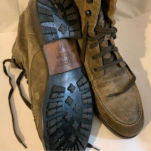 To Boot New York Gray Suede Split Toe Boots size 8.5 main image 6